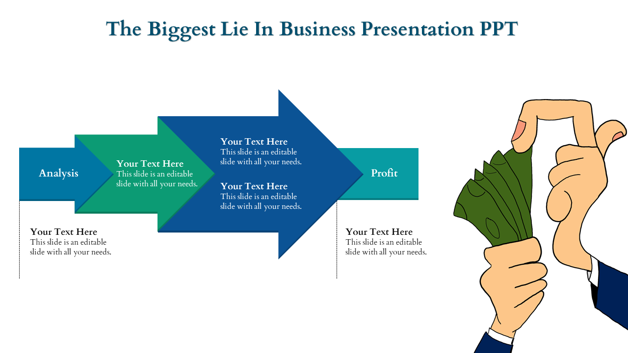 Free - Business Presentation PowerPoint - Arrow Model slides